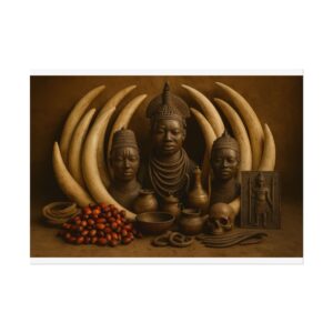 Treasures of Benin – 1897 Invasion Heritage Canvas 7"x 5"