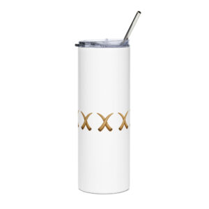 Crossed Ivory Tusk Stainless steel tumbler  – 1897 Benin Invasion