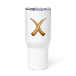 Crossed Ivory Tusk Travel Mug – 1897 Benin Invasion
