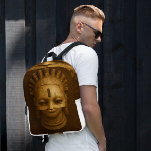Queen Idia Bronze Backpack – Carry the Spirit of Benin